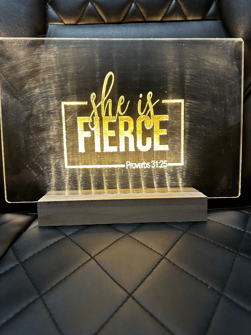 Lighted Acrylic Sign , Designed Locally