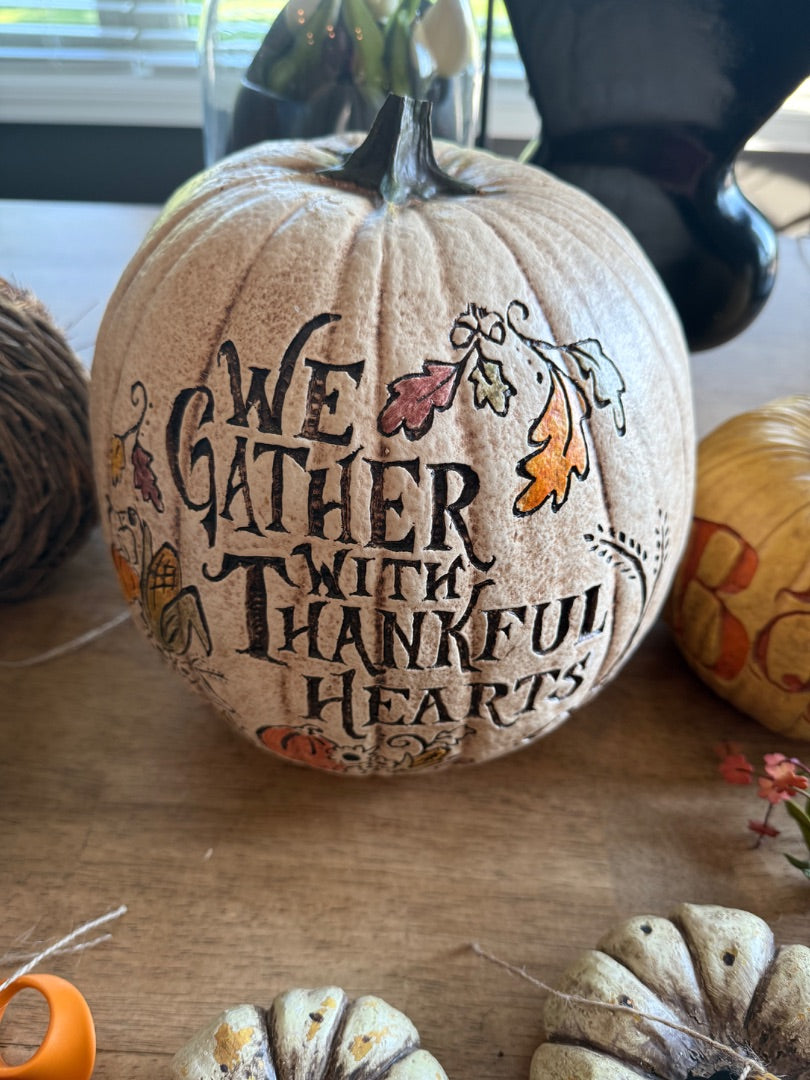 white n/a grateful pumpkin