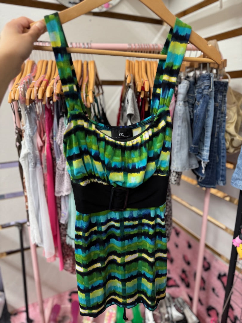 green vint green cami, small