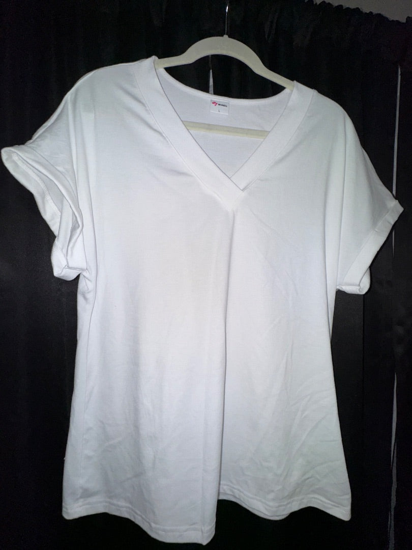 White Wiholl Shirt, worn once, L