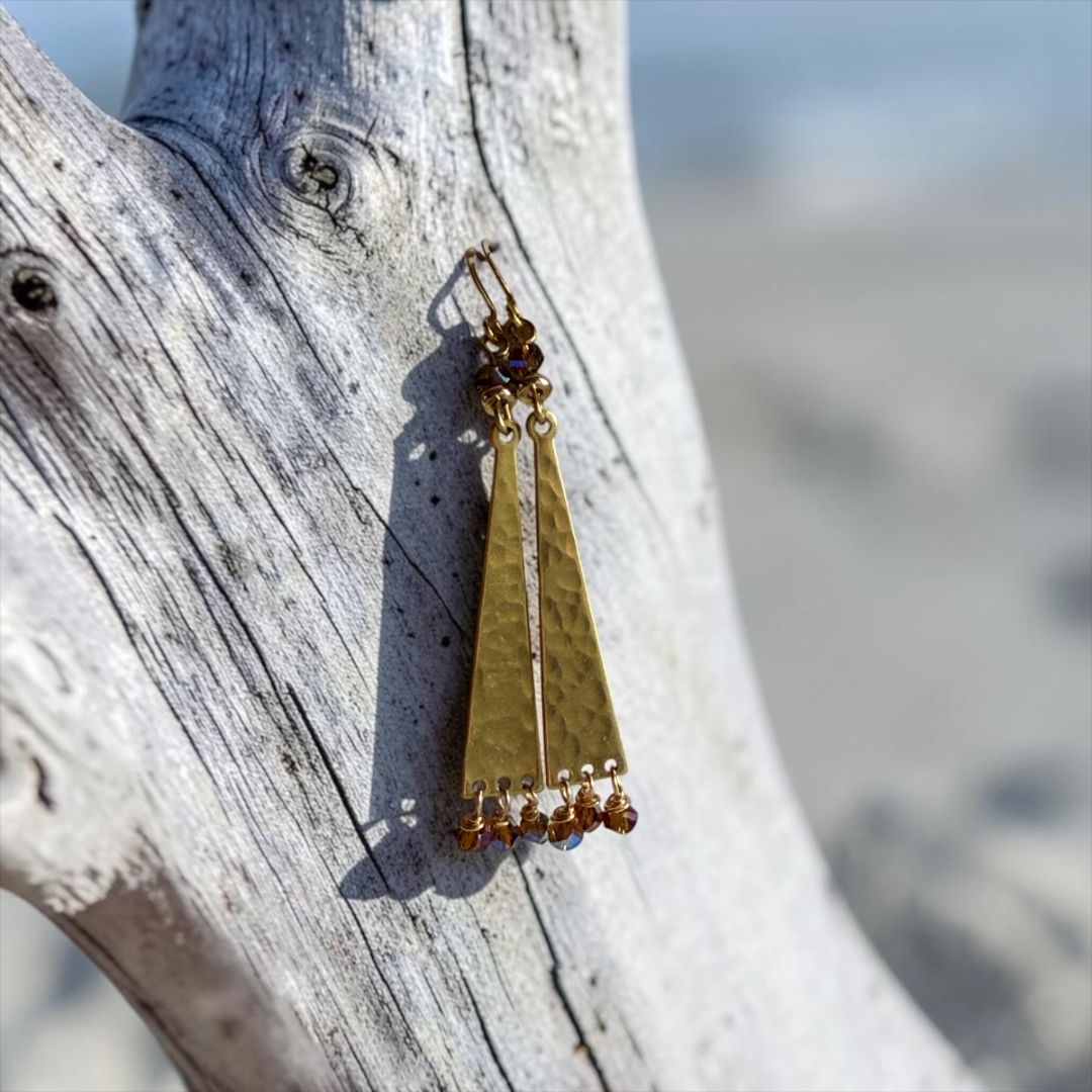 Solara Earrings Brown Nomadic Pearl Jewelry, DCH Family LLC (FIRM)