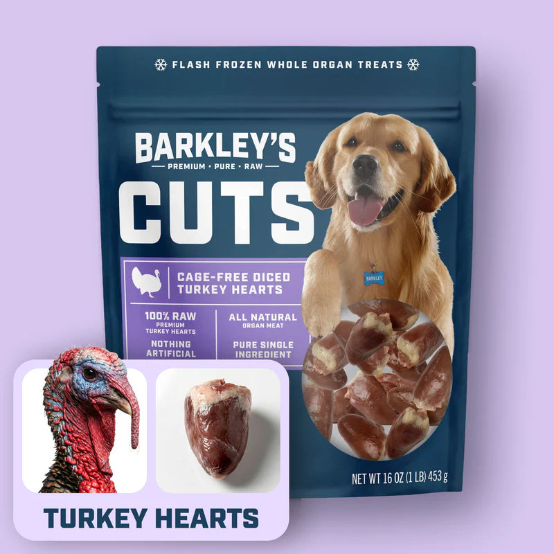 Barkley's Cuts Frozen Turkey Hearts
