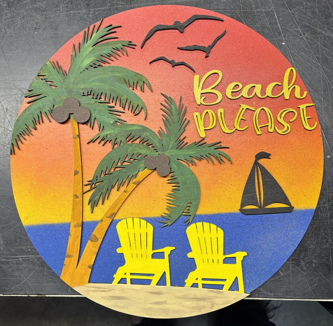 Beach please