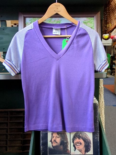Vintage Clothing Purple T Shirt, L