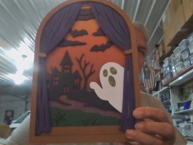 Ghost in window, Otter Creek Laser