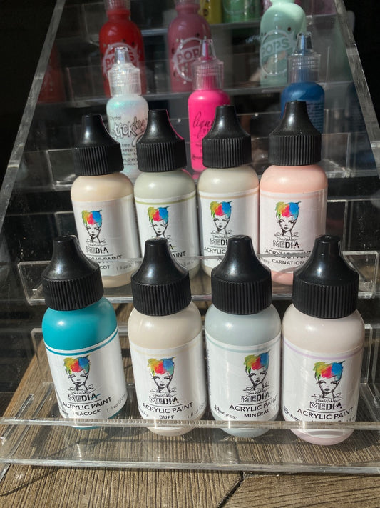 Assorted Dina Wakley / Ranger Ink Mixed Media Acrylic Paint