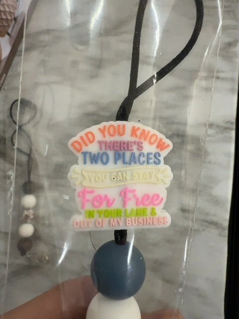 2 Places Stay Freshie Hanger
