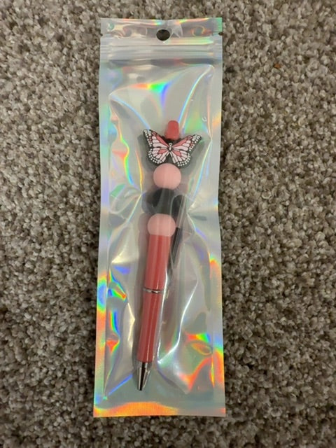 Butterfly Beaded Pen