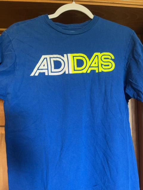Blue Adidas Tshirt, Medium