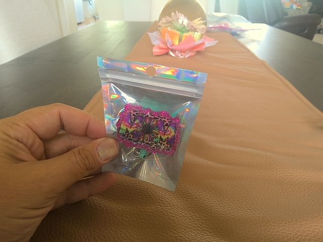Pink Badge Reel No Beads Grace's bead Shop