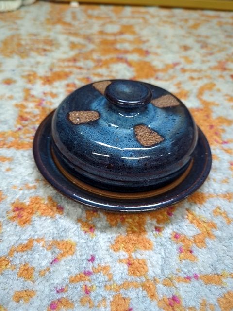 Handmade butter dish