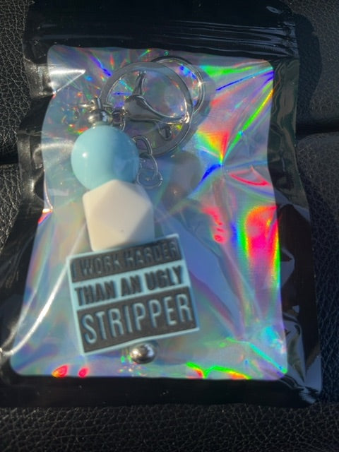 Silver Regular Keychain Grace's bead Shop