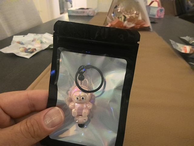 Black Small Keychain Grace's bead Shop