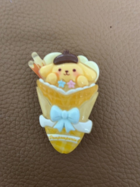 Yellow Acrylic Charm Magnets Grace's bead Shop