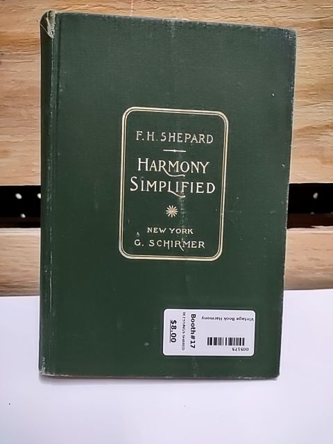 Vintage Book Harmony
