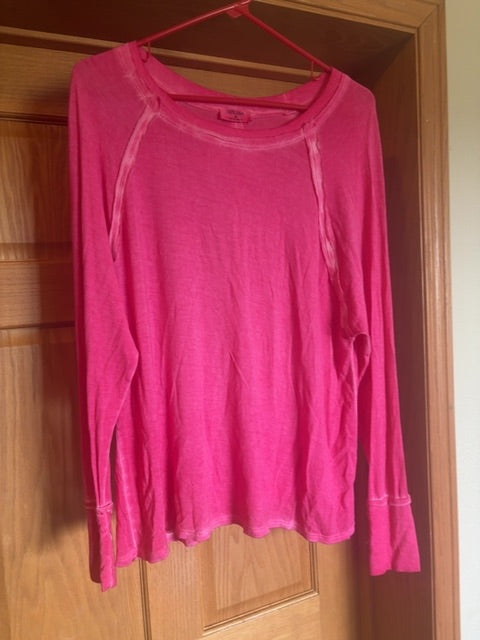 Hot pink Zenana Long sleeve, Medium