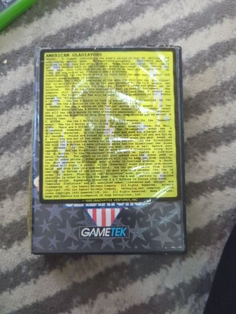 American gladiator Sega game, Found & Formed