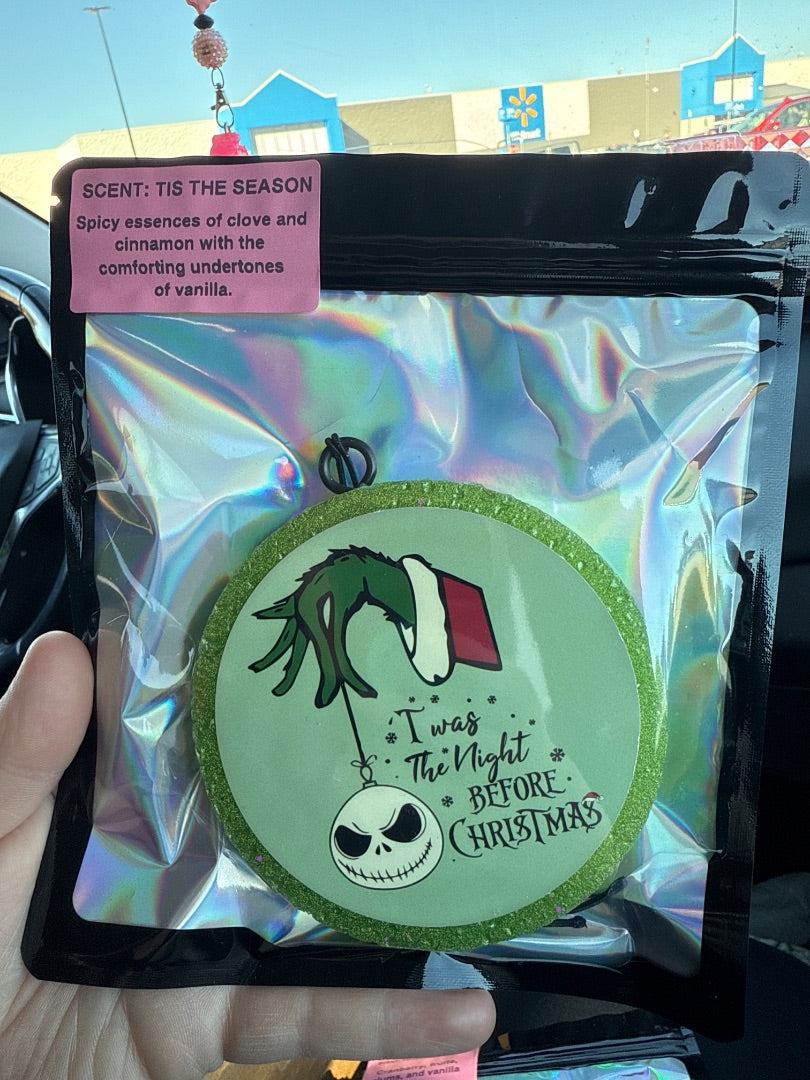 Twas The Night Freshie, Large Circle