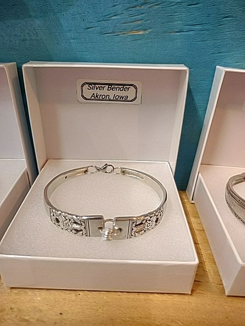 Bracelet from silverware