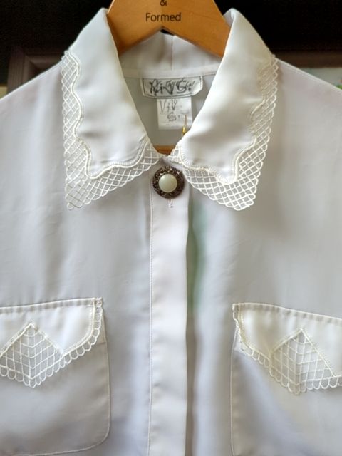 Vintage Clothing White button up, 10