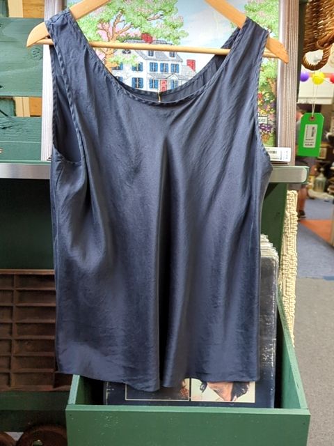 Vintage Clothing 100% Silk Tank, XL