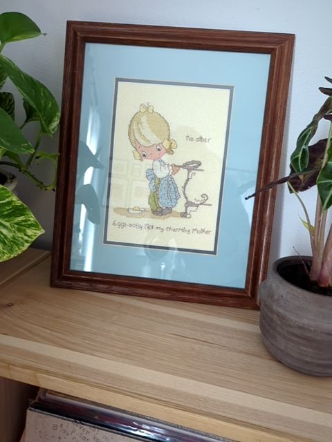 Eggs-actly cross stitch