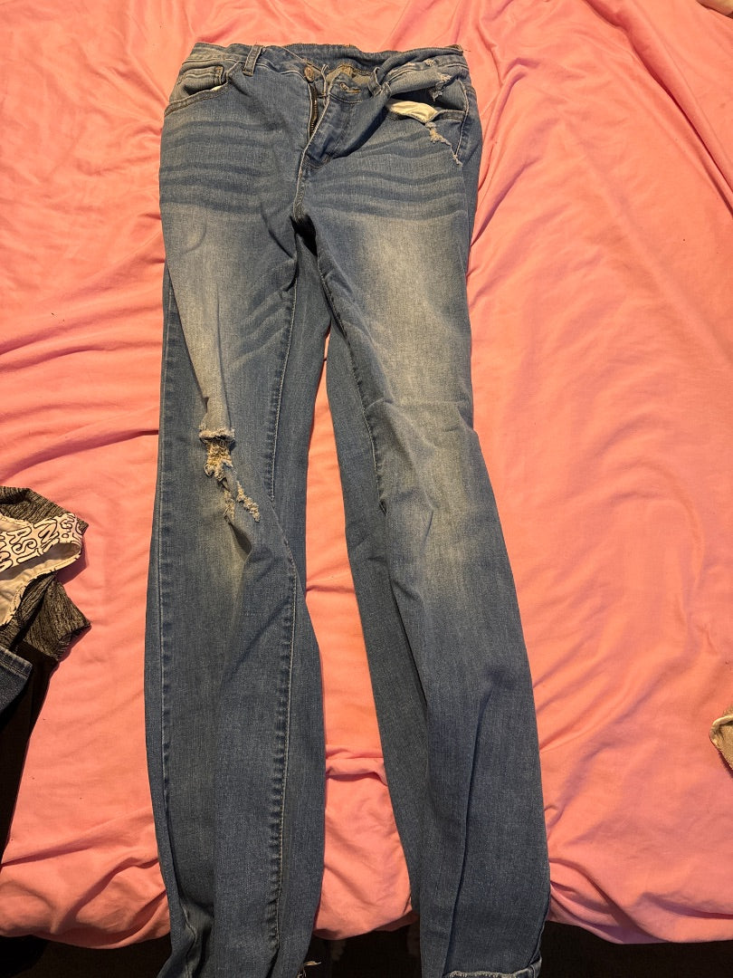 Blue Kunmi Women’s Blue Jeans, 8