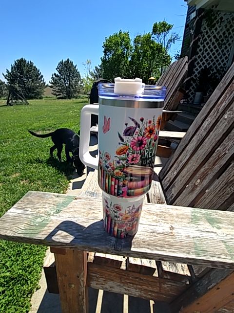 Tumbler READINGS IA MY THERAPY, 40 oz