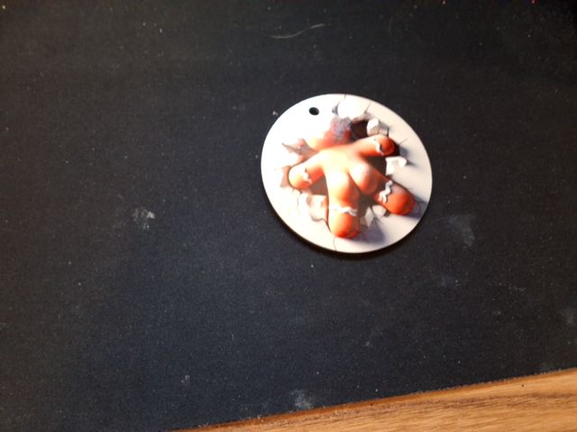 Brown Christmas ornament Gingerbread smash, 3"