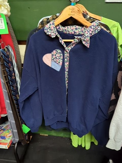 Vintage Clothing Grandma Cardigan, XL