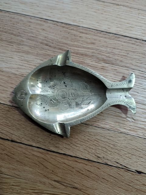 Brass Fish Ash Tray