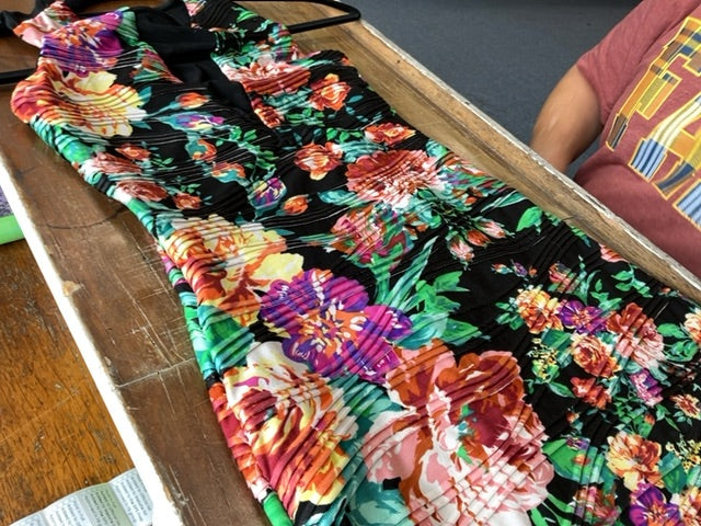 Floral/black Unknown Dress, Medium