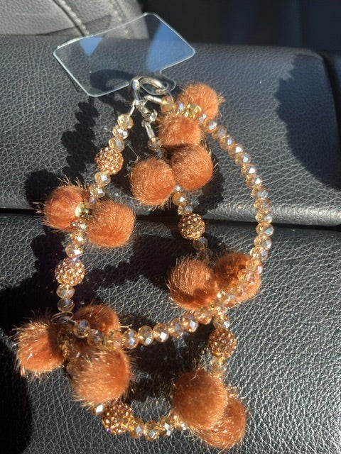 Brown Small charm Grace's bead Shop