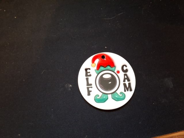 Brown Christmas ornament Reindeer cam, 3"