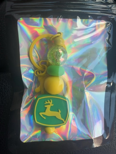 Yellow Regular Keychain Grace's bead Shop