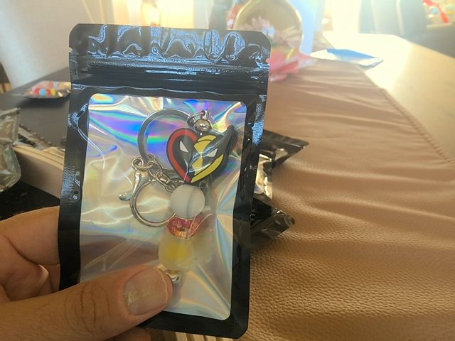 Silver Regular Keychain Grace's bead Shop