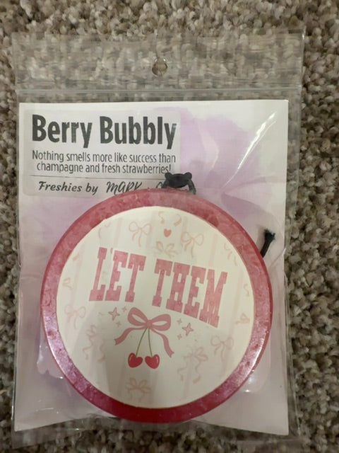 Let Them Berry Bubbly Freshie, Round