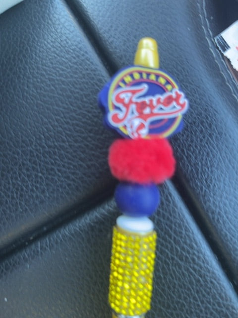 Yellow Sports Pens Grace's bead Shop