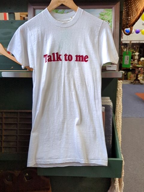 Vintage Clothing Talk To Me T shirt Dress, S
