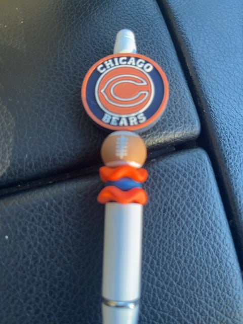 White Sports Pens Grace's bead Shop