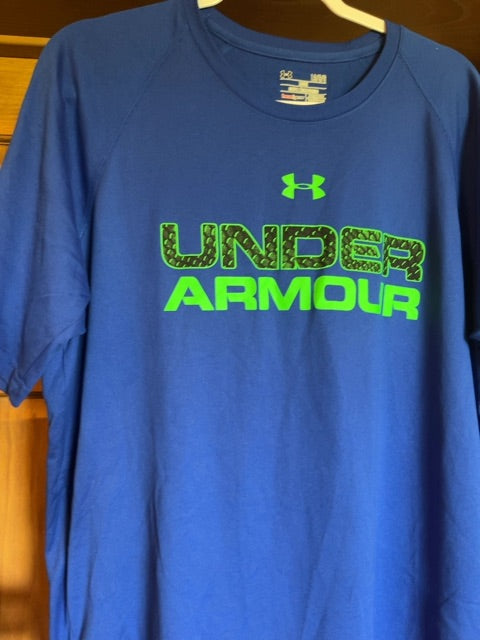Blue Underamour Tshirt, Large
