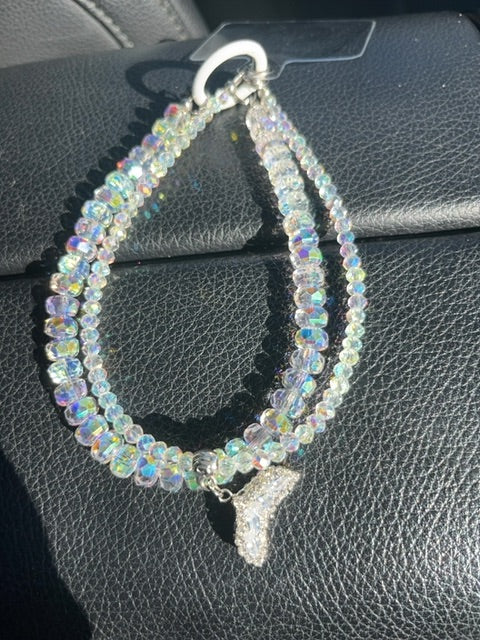 Clear Medium charm Grace's bead Shop