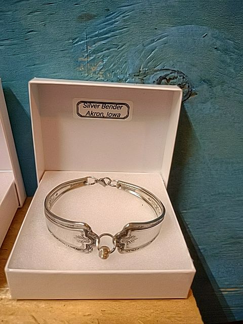 Bracelet from silverware