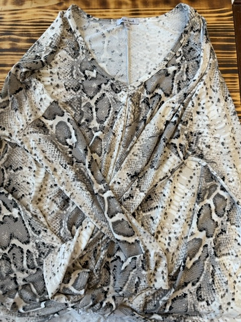 Leopard print Whine Birch Blouse, XL