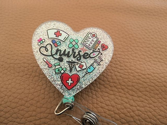 Badge Reel No Beads Grace's bead Shop