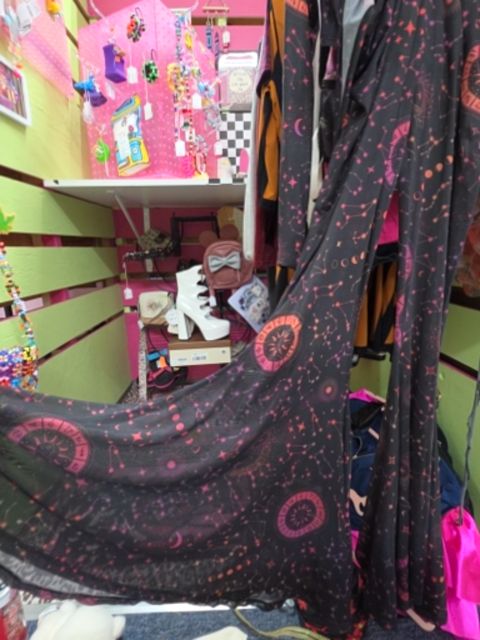 Horoscopez 2 pc set, XL,Black multi, Pixie’s Bizarre Bizaar