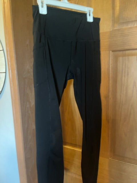 Black Avia Leggings, S (4-6)