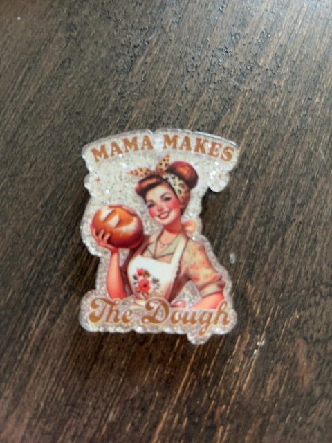 Silver Acrylic Charm Magnets Grace's bead Shop
