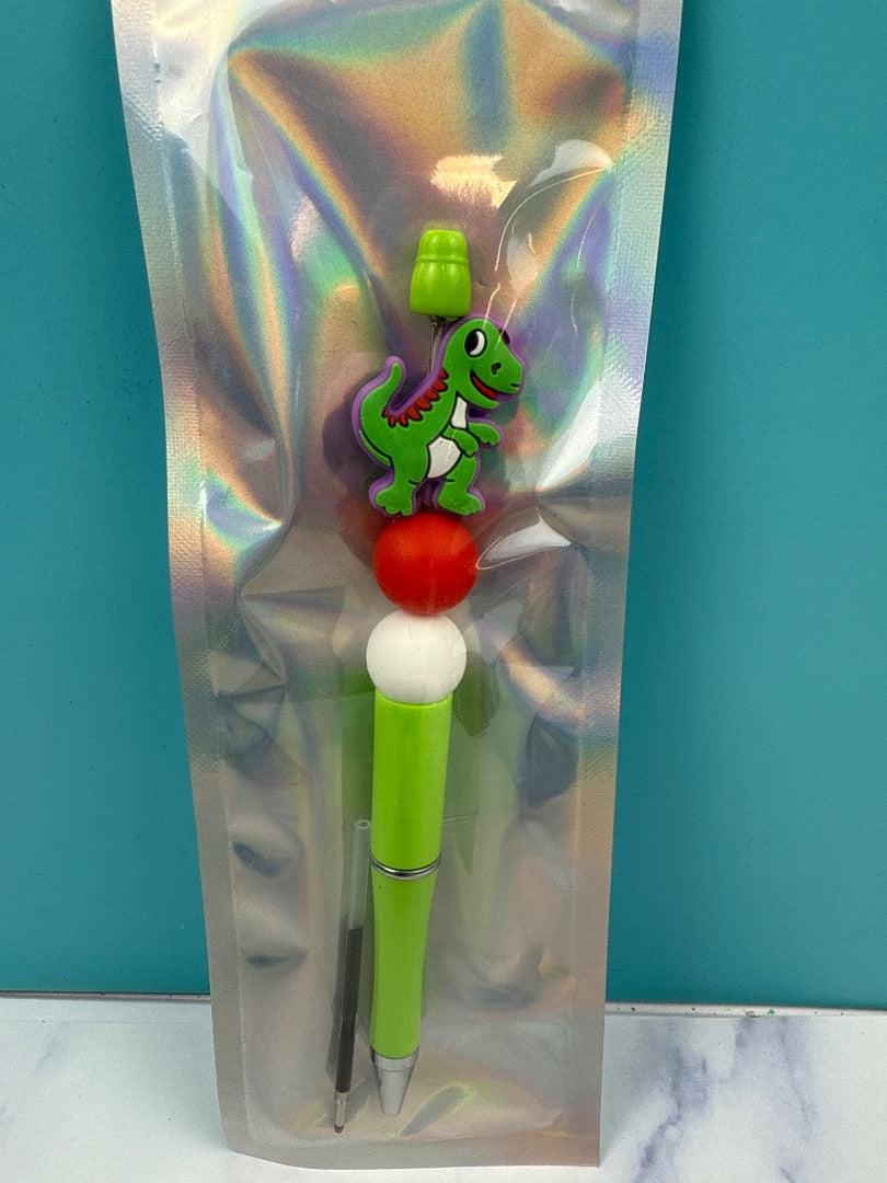 Dinosaur Beaded Pen