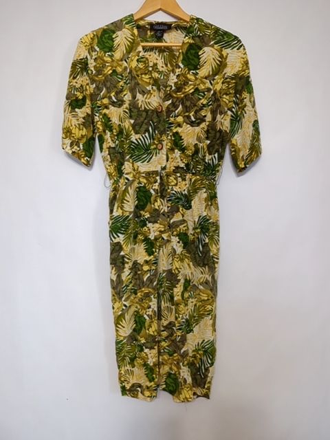 Vintage Clothing 100% Silk Dress, 8